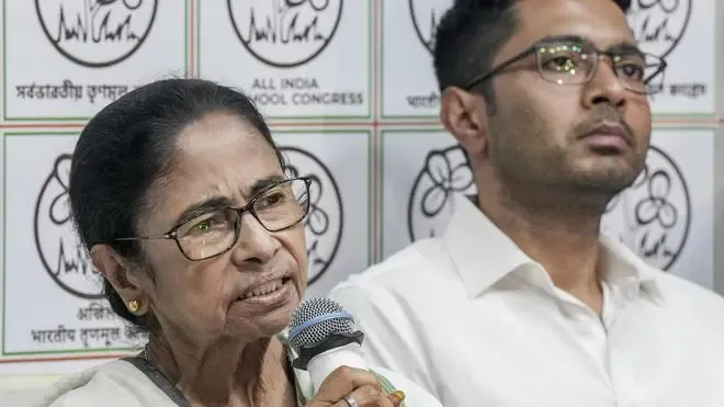 Mamata Banerjee and Abhishek Banerjee