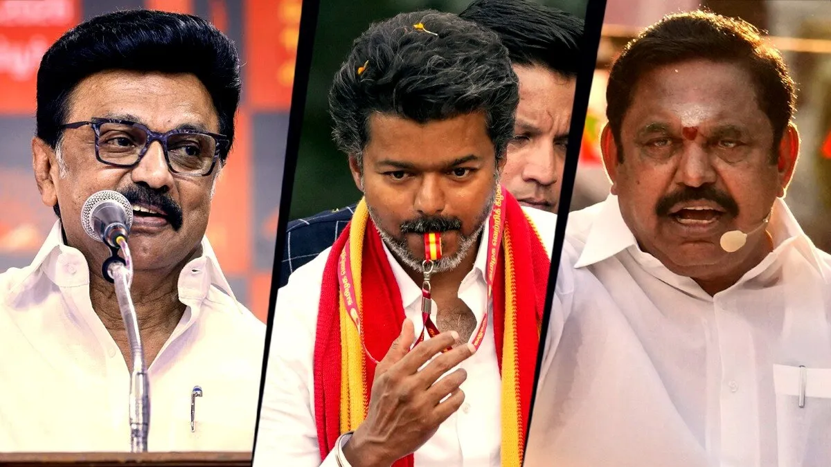 Tamil Nadu Election: Vijay disrupts decades-old DMK vs AIADMK contest as  state votes in triangular fight - India Today