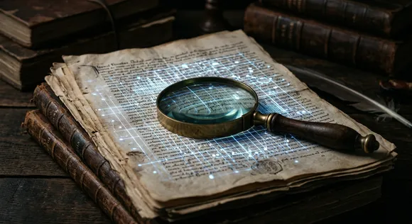 Antique legal documents overlaid with a digital grid representing constitutional freezes