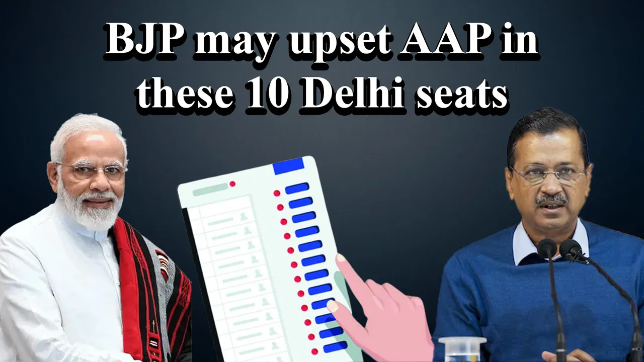 placeholder BJP may upset AAP in these 10 Delhi seats
