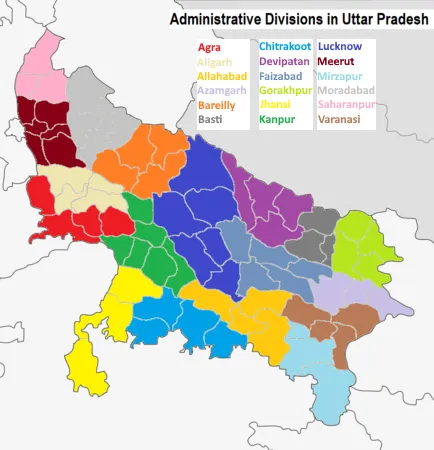 Administrative divisions of Uttar Pradesh - Wikipedia