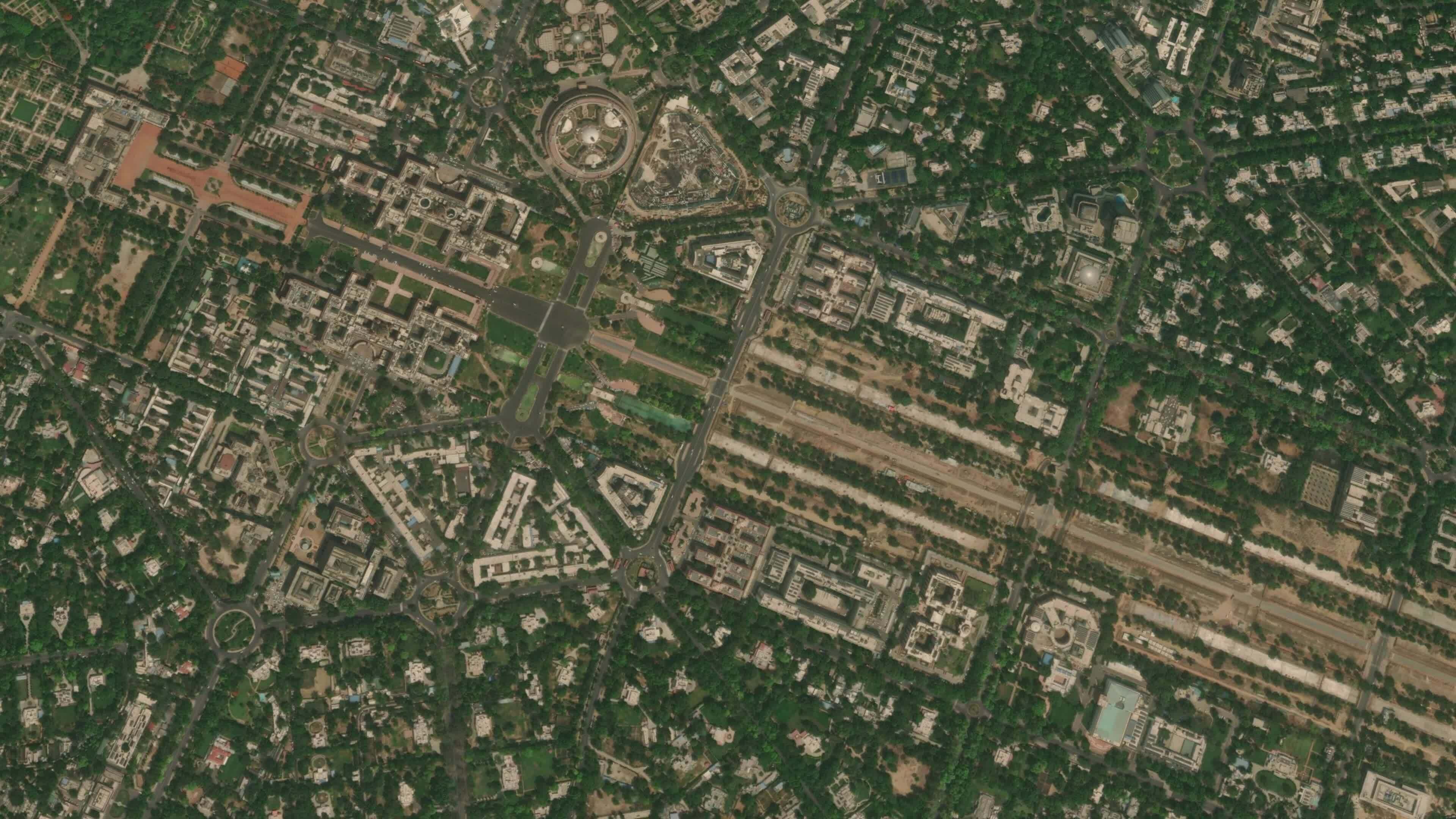 Delhi Map Satellite _ Satellite 3D Map of Delhi - TZBU