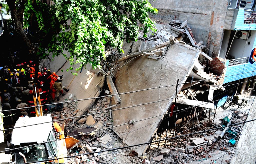 Two dead, 4 injured in Delhi house collapse
