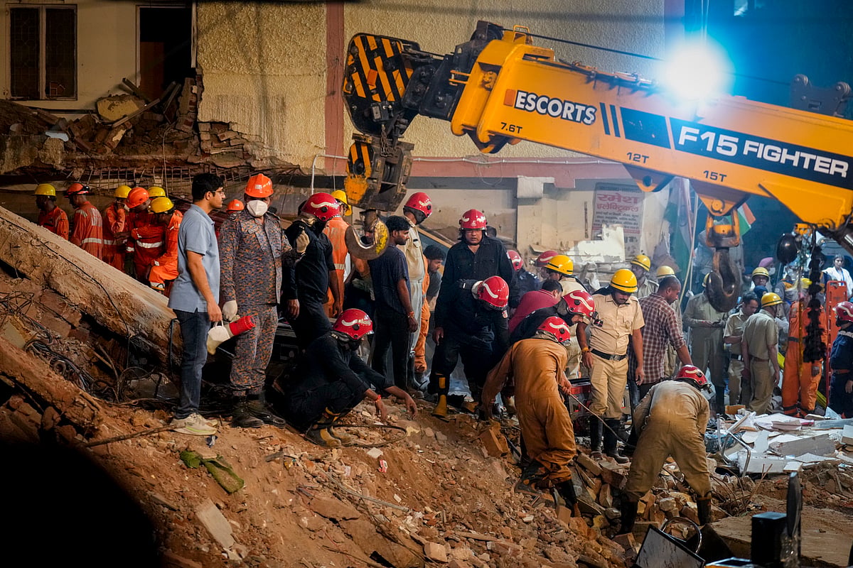 Six killed, 11 rescued after multi- storey hostel collapses in Delhi's ...